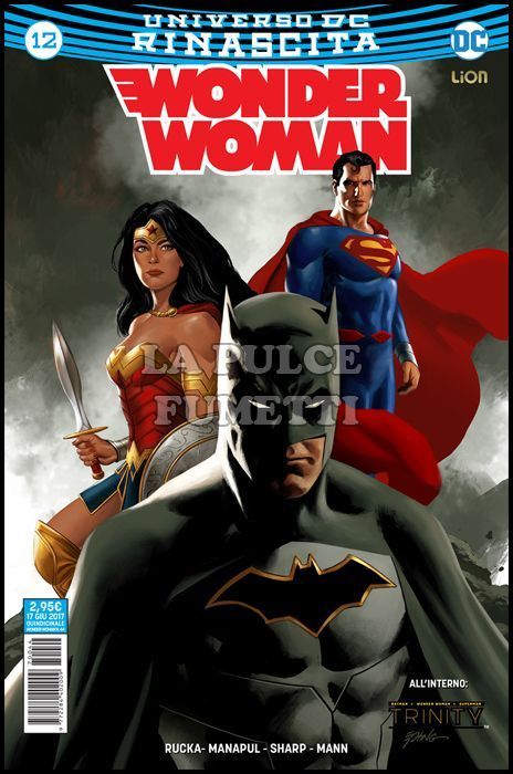 SUPERMAN L'UOMO D'ACCIAIO #    44 - WONDER WOMAN 12 - RINASCITA